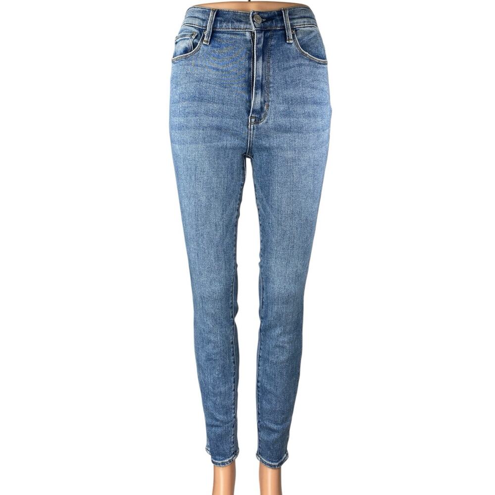 Pacsun Women's Blue High Waisted Medium Wash Casual Skinny Denim Jeans Size 26